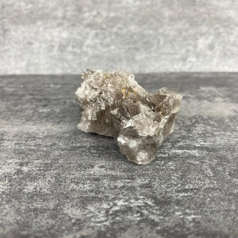 Géode de quartz fumé (75g) Réf : GQF13 - lespierresdubienetre
