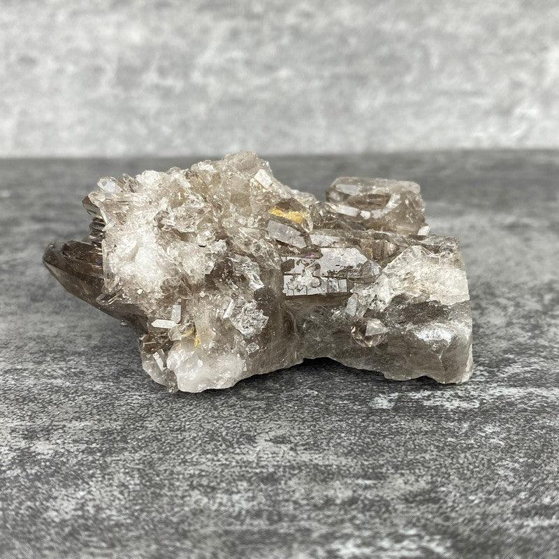 Géode de quartz fumé (75g) Réf : GQF13 - lespierresdubienetre
