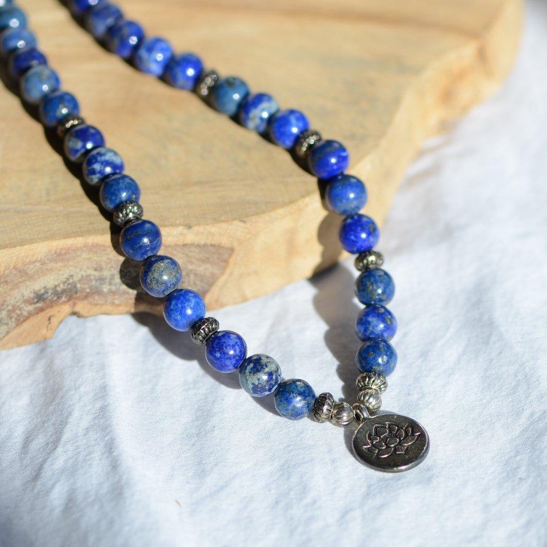 Mala "Contrôle" en Lapis Lazuli - lespierresdubienetre