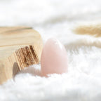 Oeuf de Yoni en Quartz Rose - lespierresdubienetre