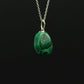 Pendentif "Paix" roulé en Malachite - lespierresdubienetre