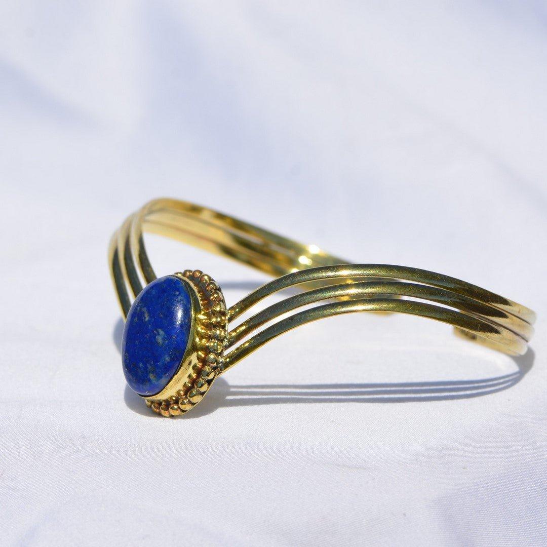 [PIÈCE RARE] Bracelet en Lapis Lazuli AA+ - Modèle Egyptien - lespierresdubienetre