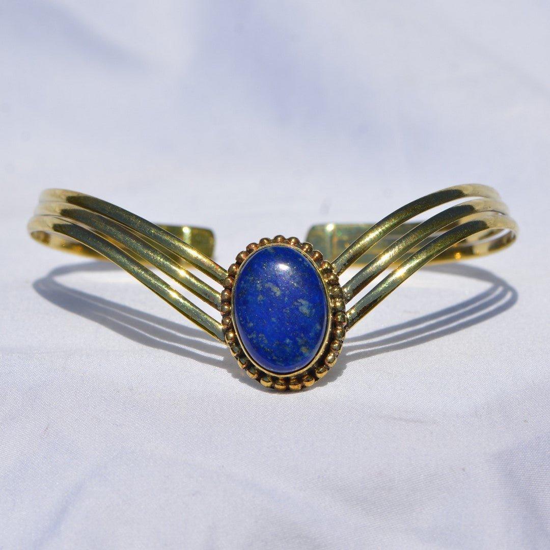 [PIÈCE RARE] Bracelet en Lapis Lazuli AA+ - Modèle Egyptien - lespierresdubienetre