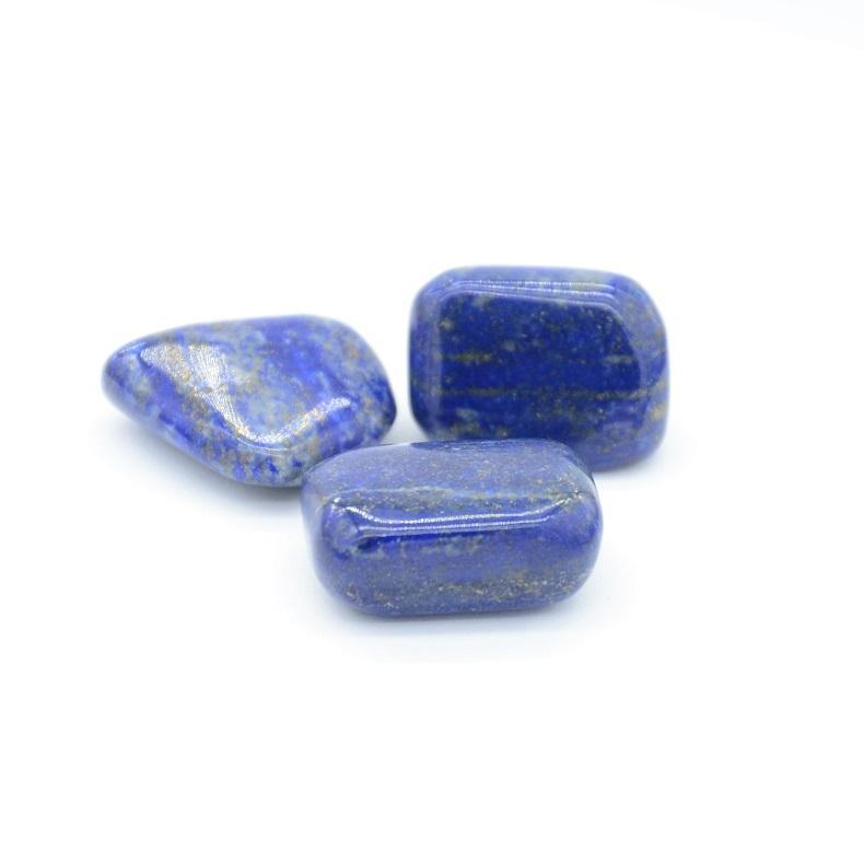 Pierre roulée "Contrôle" en Lapis Lazuli d'Afghanistan [RARE] (Lot de 45g) - lespierresdubienetre