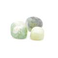 Pierre roulée "Sérénité" en Jade de Chine (Lot de 2 pièces)